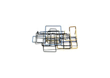 Load image into Gallery viewer, Scaffolding Brooch Blue
