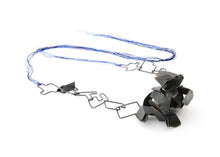 Load image into Gallery viewer, PI&amp;O Necklace Long Blue
