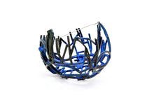 Load image into Gallery viewer, Re-Construction Brooch in Blue Green
