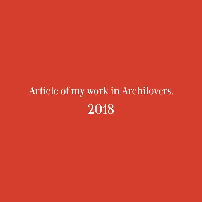 Article of my work in Archilovers