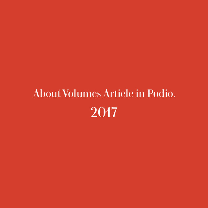 About Volumes Article in Podio