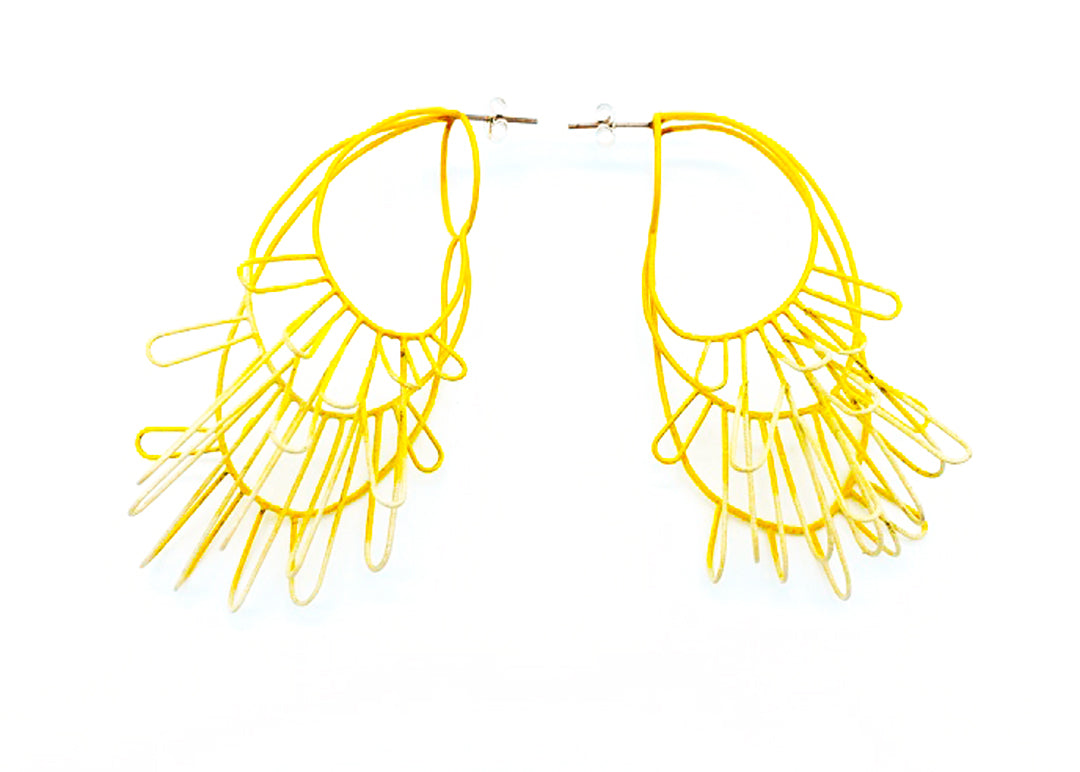 Container Yellow Earrings