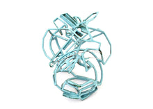 Load image into Gallery viewer, Re-Construction Brooch in Green and Aqua

