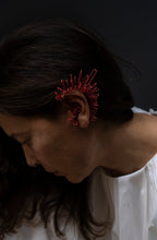 Load image into Gallery viewer, Container Crimson Earcuff

